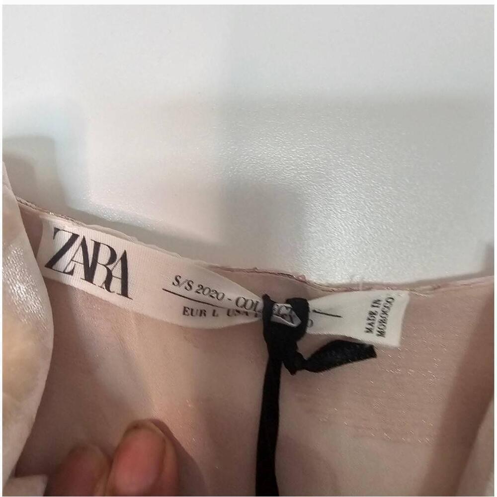 NWT Zara Limited Edition Maxi Dress Floral Side Slit Spaghetti Straps - Picture 12 of 14